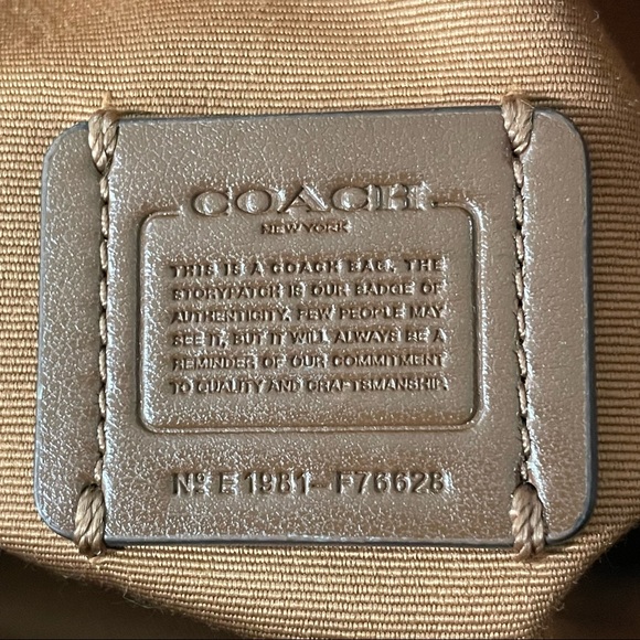 Coach Bennett Crossbody In Signature Canvas With Radial Rainbow F76628 - Picture 5 of 13